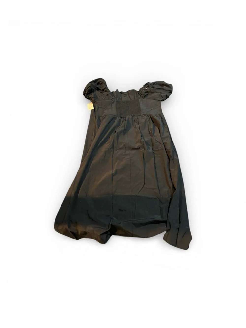 Target smocked bodice puff-sleeve midi dress. Black xxl - Picture 2 of 6